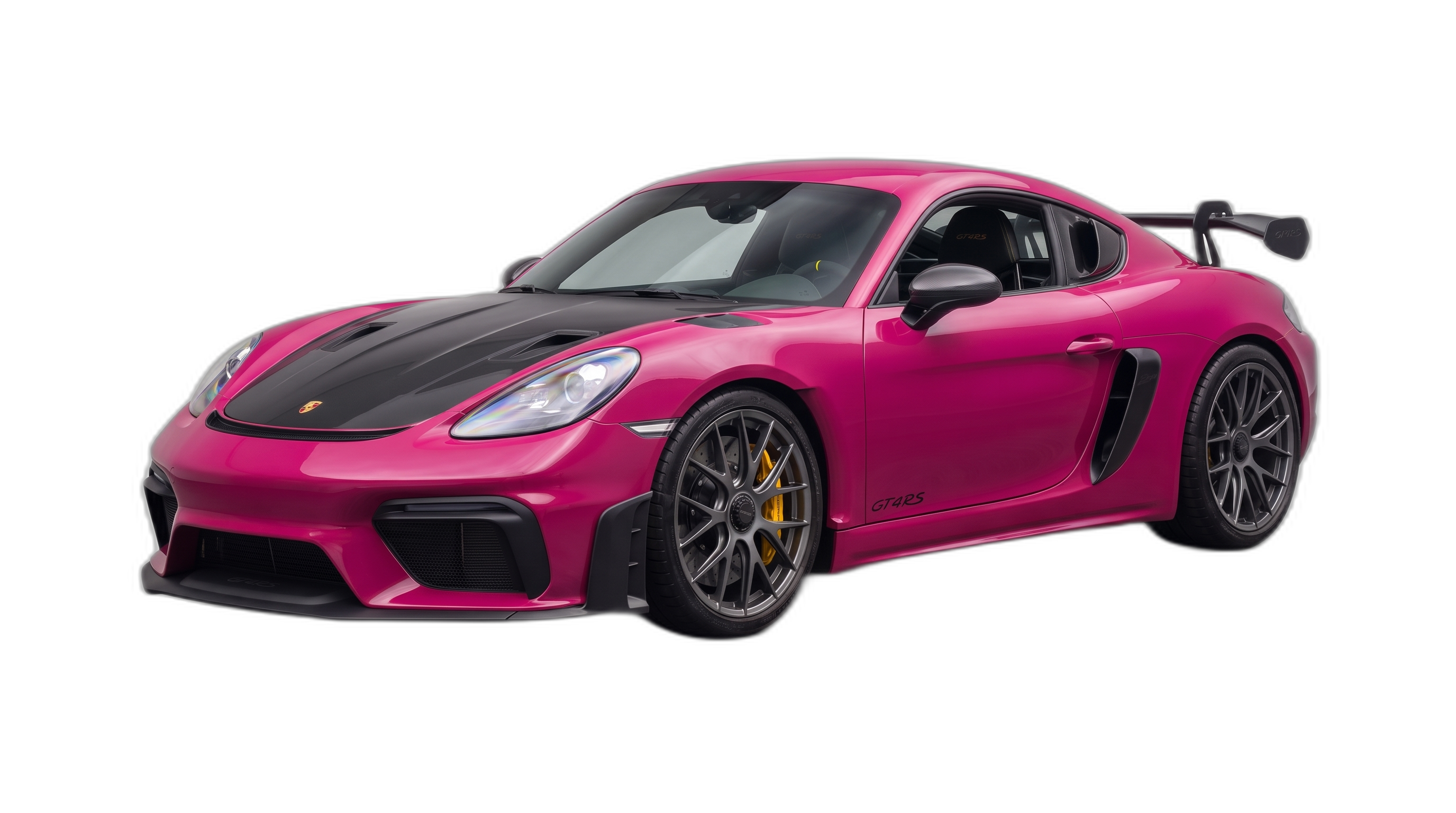 Visualización del Porsche 718 Cayman magenta